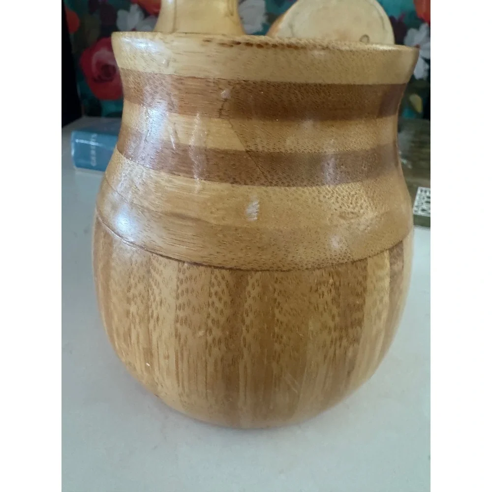 Canyon Country Wood Products Hand Turned Candle Holder Set 3 Piece Rustic Decor‎